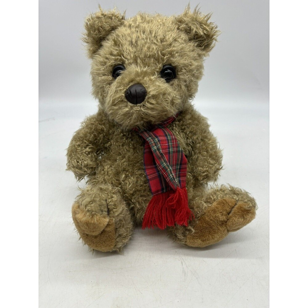 Fiesta America Wego Bear Plush Stuffed Animal Brown Scruffy Wavy Curly Teddy 11”